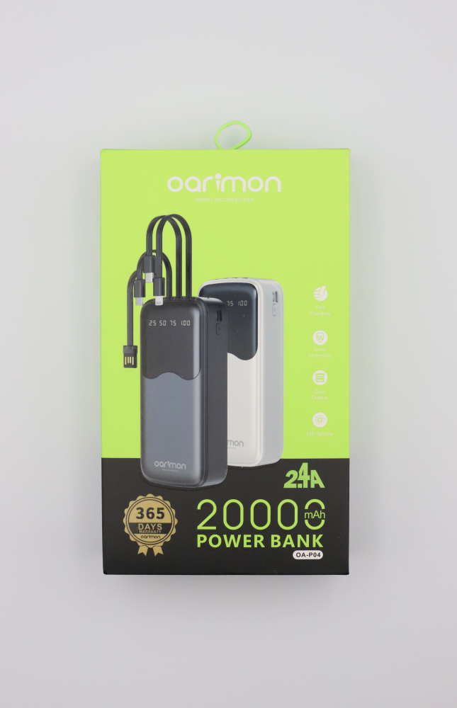 А-65 Power bank Oarimon OA-P04 20 000mAh